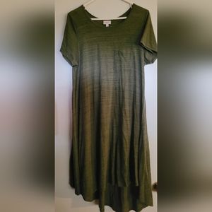 LulaRoe green dress